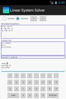 Linear System Solver 海報