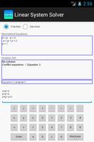 Linear System Solver capture d'écran 2