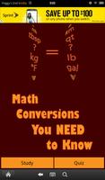 Math Conversions poster