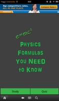 Poster Physics Formulas
