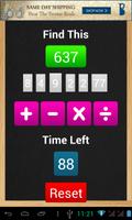 Maths Game Countdown 6 Numbers 스크린샷 1