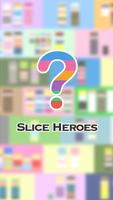 Slice HEROES!!-色を推理し謎を解けアニメクイズ imagem de tela 3