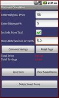 Discount Calculator ảnh chụp màn hình 1