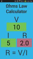 Ohms Law Calculator capture d'écran 1