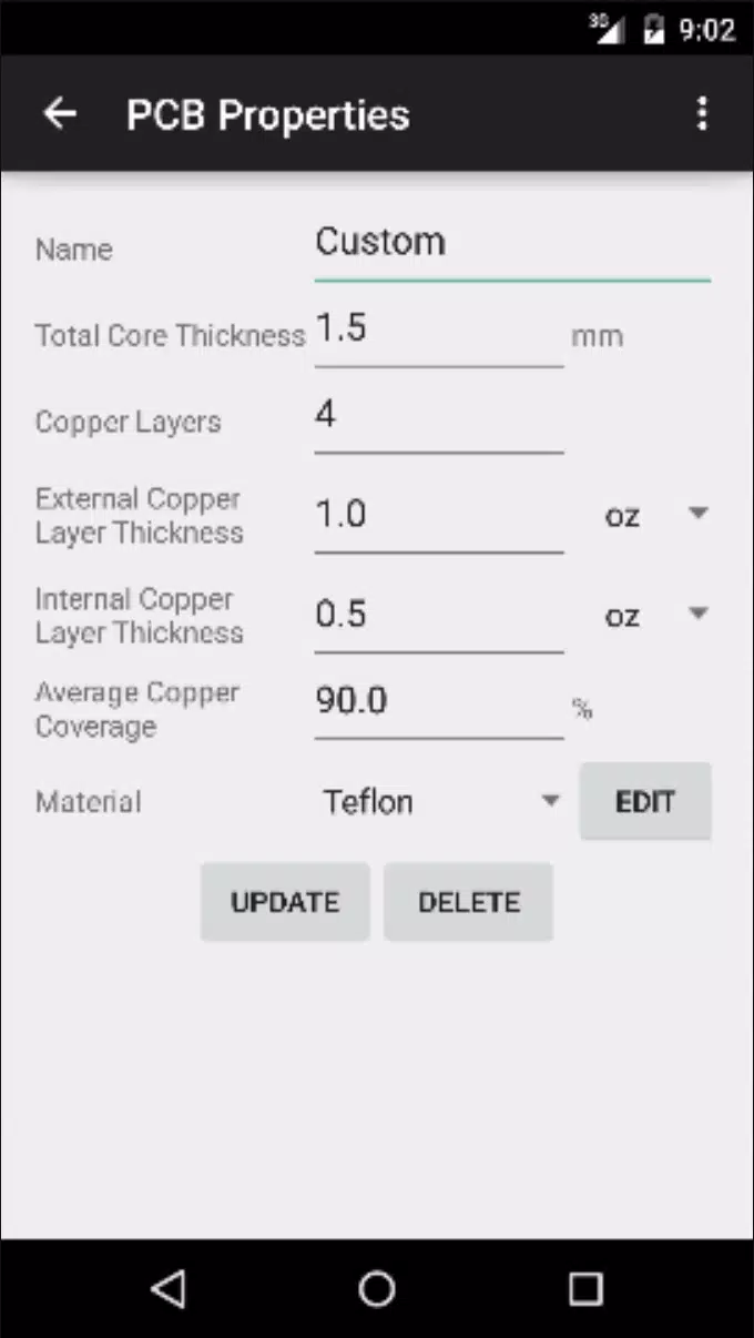 PCB Weight Calculator APK for Android Download