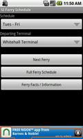 SI Ferry Schedule poster