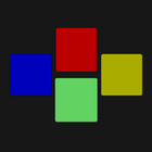 Four color mime activity game ícone