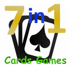 7 in 1 Cards Games icône