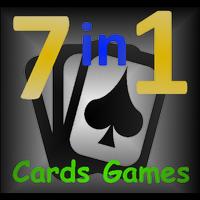 7 in 1 Cards Games capture d'écran 1