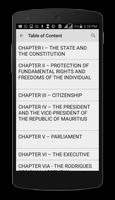 Mauritius Constitution capture d'écran 2