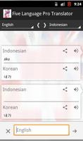 Five Language Pro Translator screenshot 3