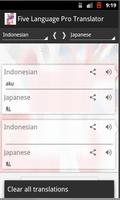 Five Language Pro Translator screenshot 2