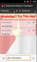 Indonesian Vietnam Translator captura de pantalla 3