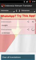 Indonesian Vietnam Translator captura de pantalla 1