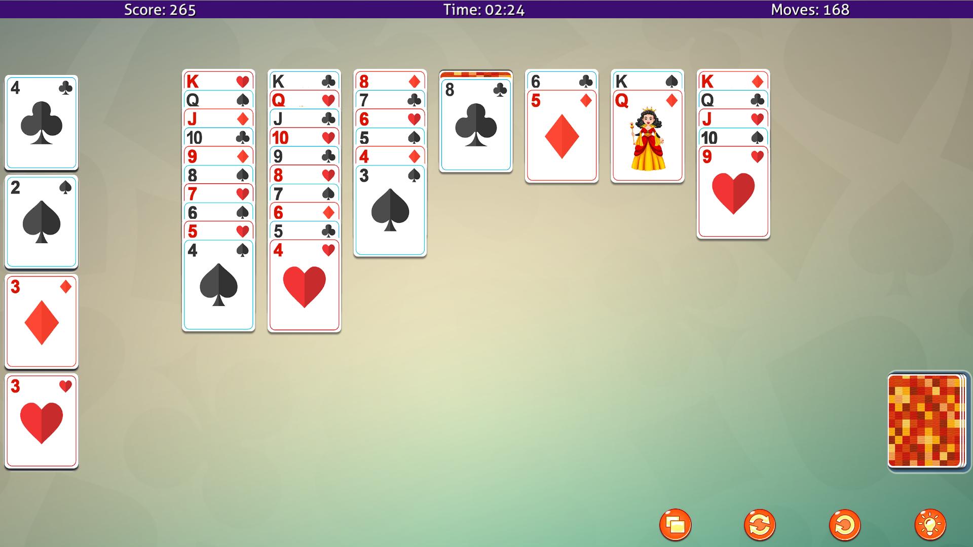 Solitario juego de cartas Solitario juego de cartas