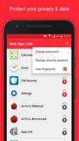 Max App Lock with Fingerprint capture d'écran 2