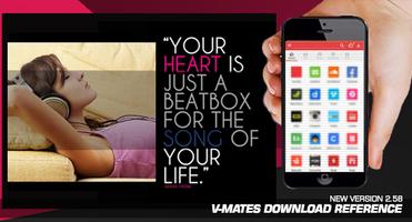 V-Mates Video Download Guide Cartaz