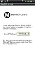 Max/MSP Control capture d'écran 3