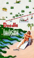 Doodle Invasion Free Affiche