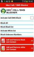 SMS and Call Blocker Affiche