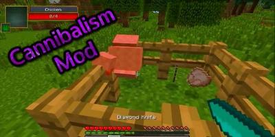 Cannibalism Mod for Minecraft capture d'écran 1