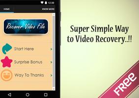 Recover Video File โปสเตอร์