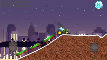 Tractor Hill Climb Racing capture d'écran 3
