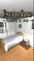 Poster Room Escape: Password is 1616