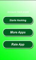 Account Password Hacker Prank poster