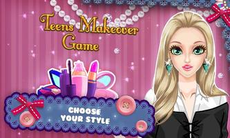 Teens Makeover: Fashion Game Affiche