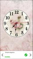 برنامه‌نما Shabby Chic Clocks Wallpaper عکس از صفحه