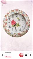 Shabby Chic Clocks Wallpaper captura de pantalla 3