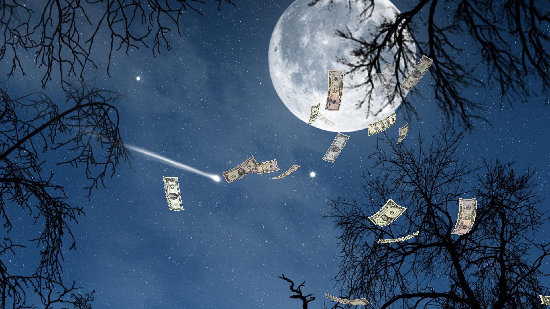 Кошелек на растущую луну. Полнолуние и деньги. Денежная Луна. Денежный ритуал в полнолуние. Полная Луна и деньги.