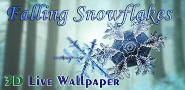 Falling Snowflakes Wallpaper
