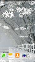 Falling Snowflakes Wallpaper capture d'écran 1