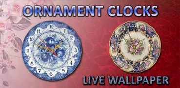 Ornament Clocks Live Wallpaper