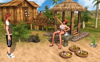 Virtual Happy Family Simulator 3D постер