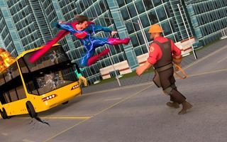 Amazing Flying Superhero: City Rescue Mission screenshot 2