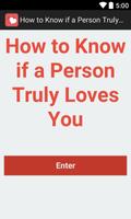 Know if a Person Loves You poster