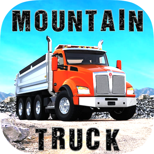 montagna camion trasporto 3D