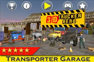 Trucker Hero - 3D Game Affiche