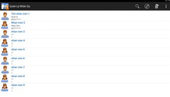 Quan Ly Nhan Vien ảnh chụp màn hình 3