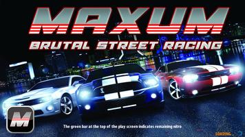 Maxum Brutal Street Racing 3D Affiche