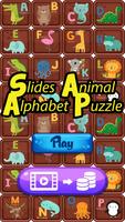 Slides Animal - Alphabet Puzzle Affiche