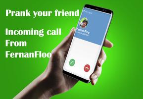 Fake Call FernanFloo Prank تصوير الشاشة 1