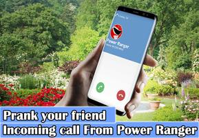 A Call From Power-Ranger Prank captura de pantalla 1