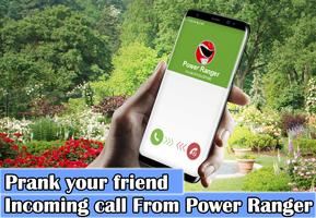 A Call From Power-Ranger Prank captura de pantalla 2