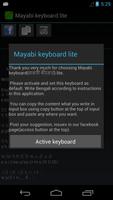 Mayabi Keyboard lite Affiche