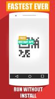 Free QR Code Scanner : Supports Instant App اسکرین شاٹ 1