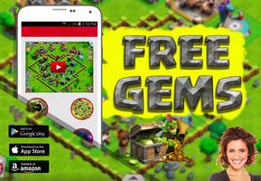 Gems Cheat for Clash Of Clans Affiche